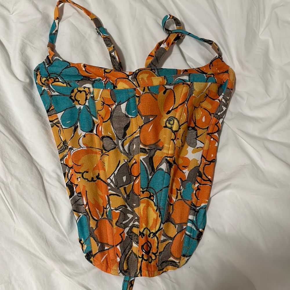 Miaou floral corset